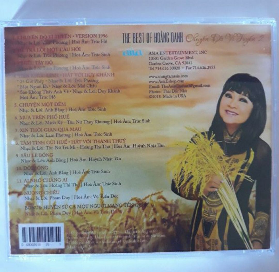 Bộ 3 đĩa cd Hoàng Oanh Mitsubishi phono