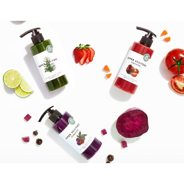 Sữa rửa mặt thải độc chiết xuất rau củ quả Super Vegitoks Cleanser