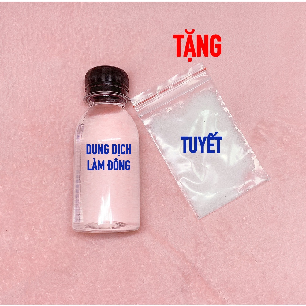 Dung Dịch Làm Đông Slime Activator 110ml - Tặng Kèm Tuyết Nhân Tạo 5gram