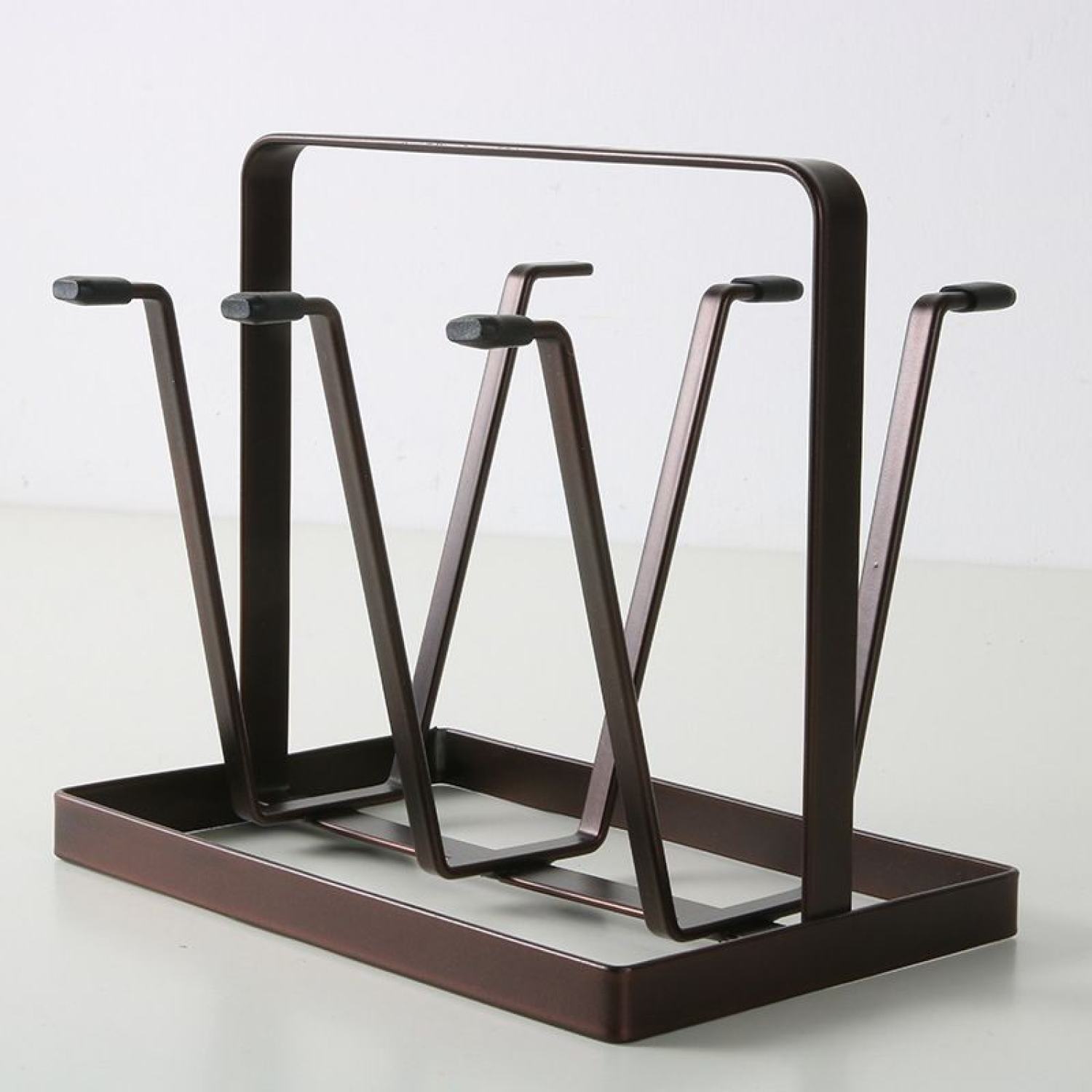 Khay sắt úp 6 ly - Kích thước 20*16.5*13cm