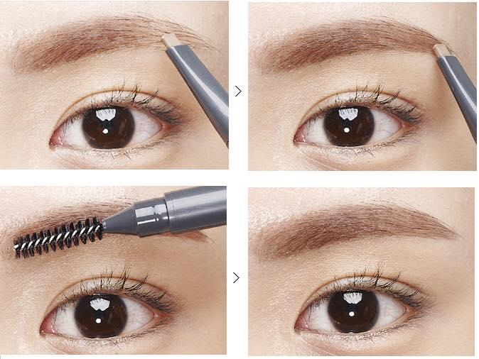 VACCI - CHÌ MÀY ĐỊNH HÌNH CAO CẤP KHÔNG LEM- AUTO EYEBROW PENCIL