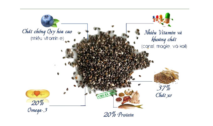 Hạt Chia đen Nuts Talk bịch 250g