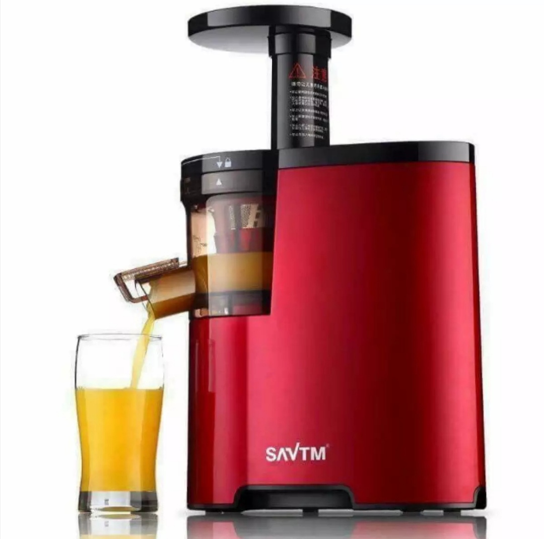 Máy ép trái cây tốc đó chậm cao cấp SATVM  JE-07 (Màu đỏ)