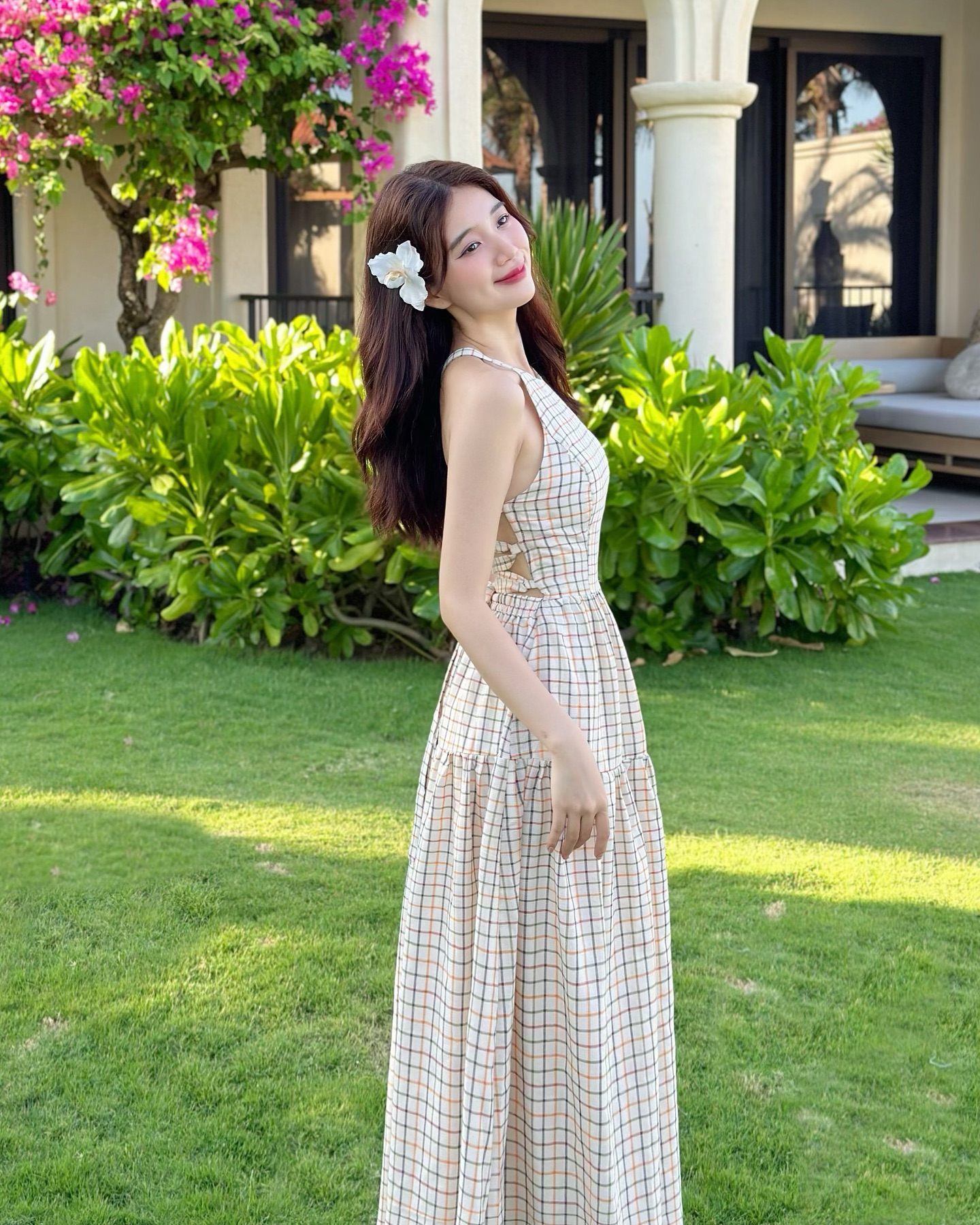 GOLA  - Đầm KATHRYN - Đầm dáng dài dây đan chéo sau lưng