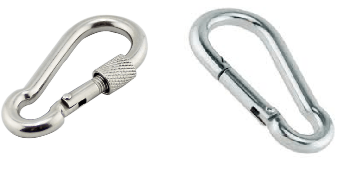 Móc an toàn chốt ren inox 304 đủ size