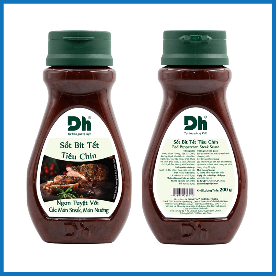 SỐT CHẤM THƯƠNG HIỆU DH FOODS (chai 200gr)