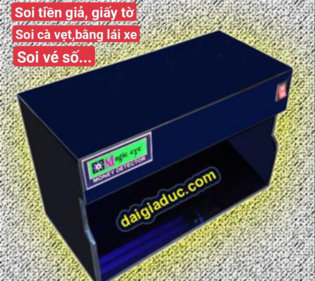 ĐÈN SOI TIỀN GIẢ, CMND, CÀVẸT XE, TEM,VÉ SỐ