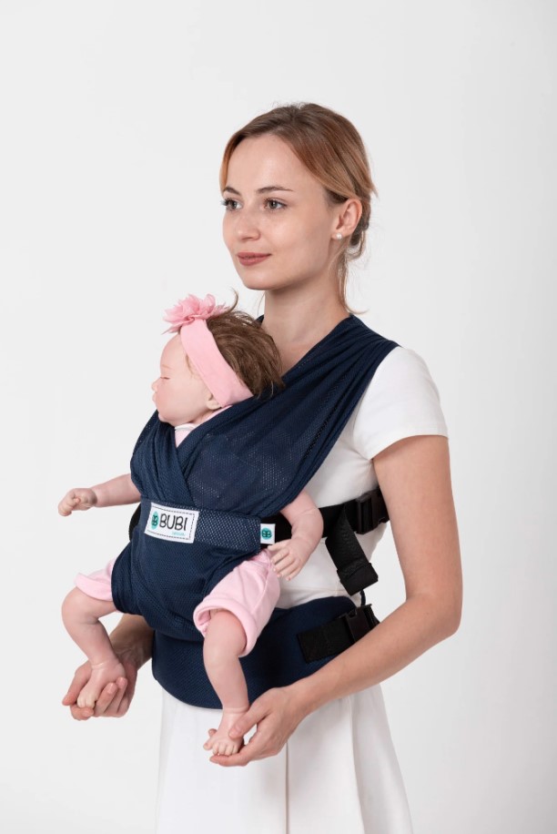 Địu vải BUBI Gen 3 - Xanh đen - PE