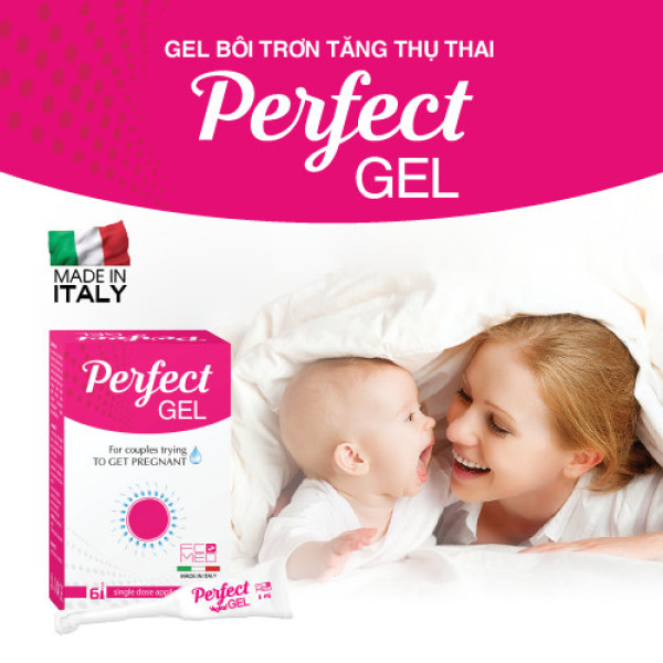 Perfect Gel - Gel bôi trơn hỗ trợ tăng thụ thai hộp 6 tuýp nhập khẩu