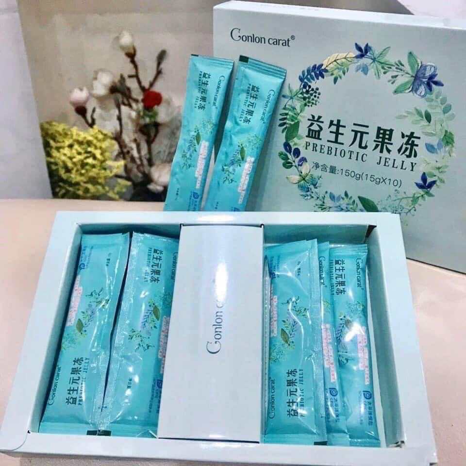 [FREESHIP+ Tặng Thước Đo] Thạch Giảm Cân Trang Nemo, Chuyên Giảm Mỡ Bụng Hiệu Quả PREBIOTIC JELLY Gonlon Carat CHÍNH HÃNG