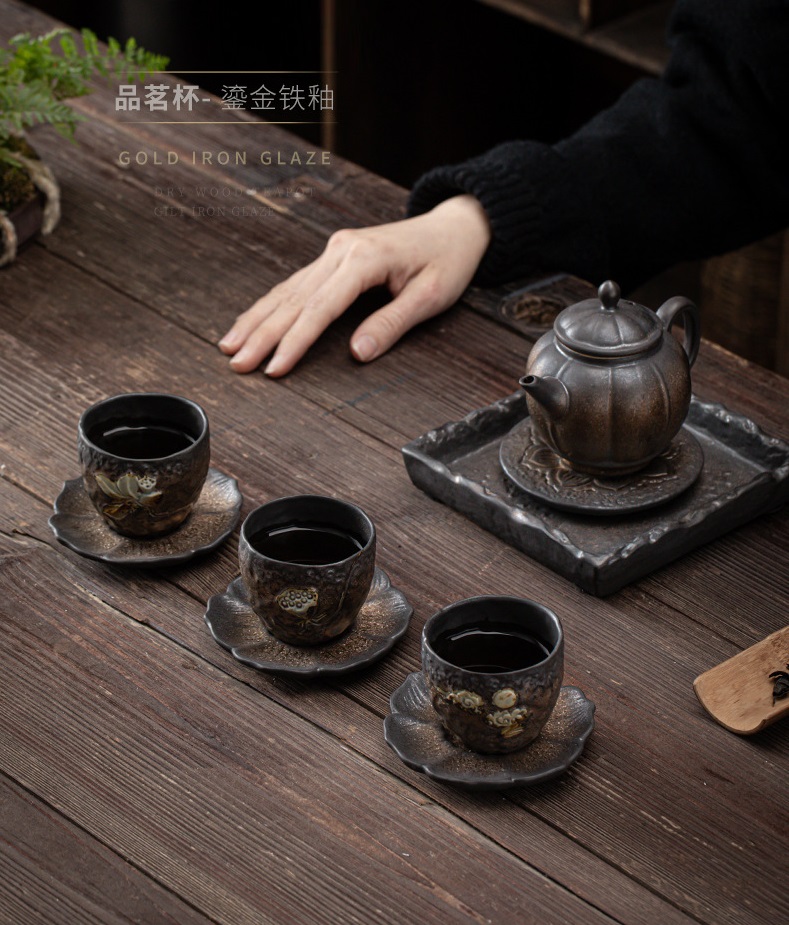 Chén Trà Hoa Sen Kiểu Nhật 110 ml
