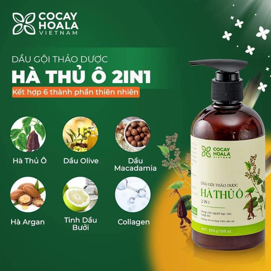 DẦU GỘI THẢO DƯỢC HÀ THỦ Ô (dược liệu thiên nhiên)