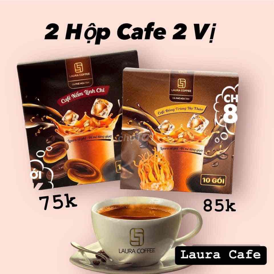Cà phê Nhật Kim Anh cà phê hòa tan Laura Coffee (Hộp 10 gói)