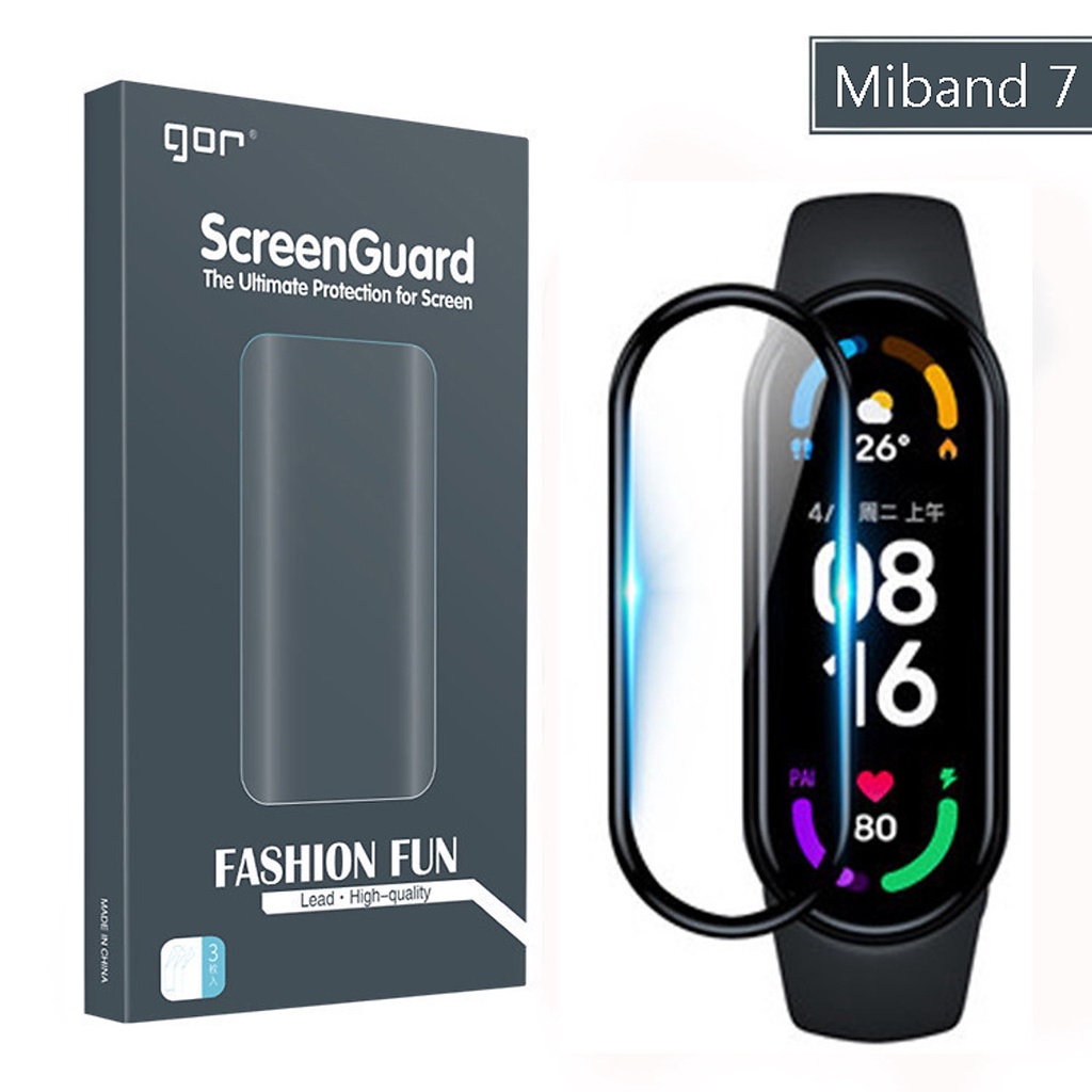 Dán màn hình 3d gor cho đồng hồ xiaomi mi band 7 / xiaomi smart band 7 pro - hàng chính hãng