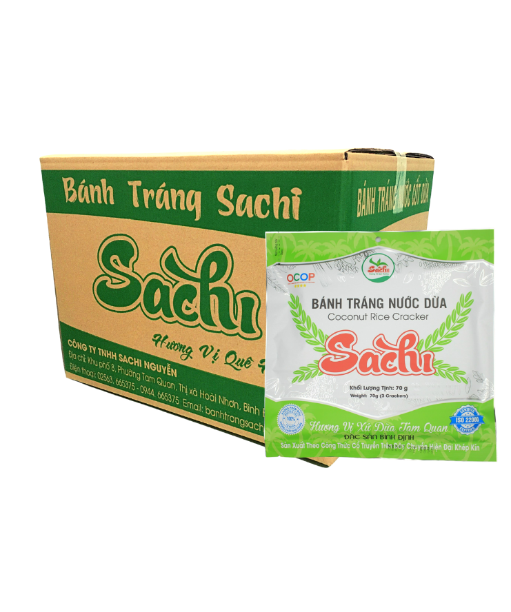 Bánh tráng nước dừa Tam Quan