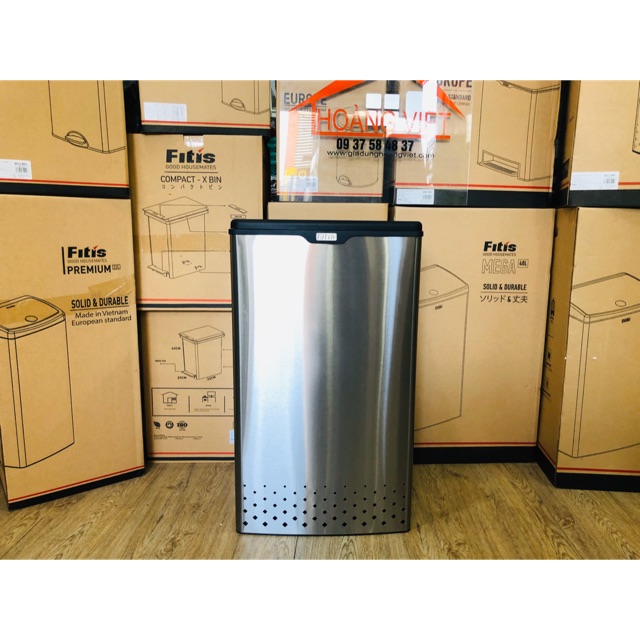 Thùng Đựng Đồ Giặt Fitis Larry Inox