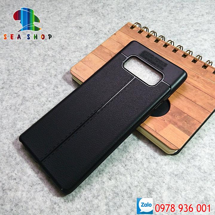 Ốp lưng Samsung Galaxy Note 8 Nhựa dẻo - vân da loại A