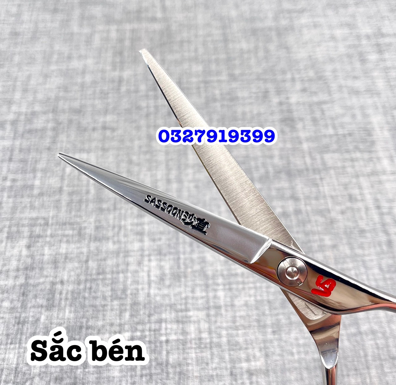 Vs Sassoon Hair Cutting Scissors Vs 6.0 Genuine Printed Japanese Steel S440C Hardness 62Hrc Comfortable Handle Professional Hair Cutting & Trimming Scissors