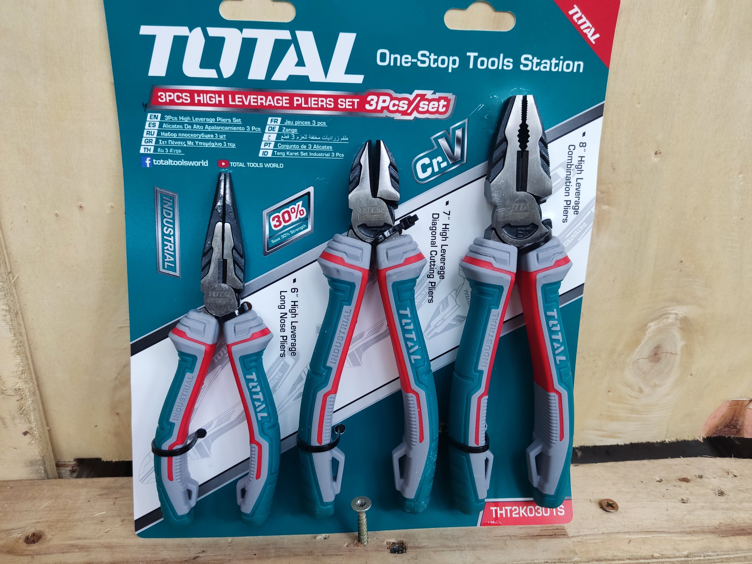 THT2K0301S Bộ 3 Kềm Răng Cắt Và Nhọn Cao Cấp Total