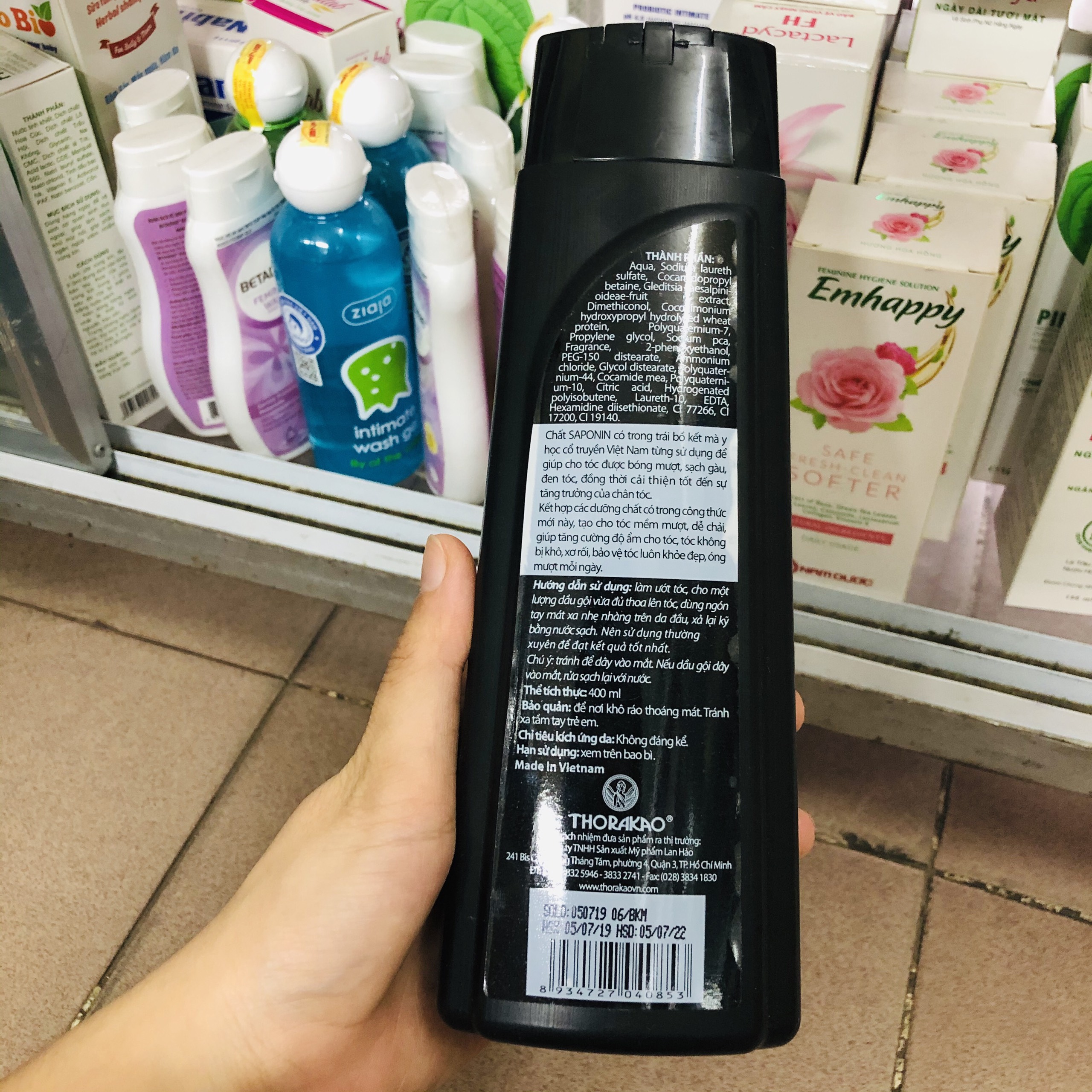 DẦU GỘI BỒ KẾT THORAKAO 400ML