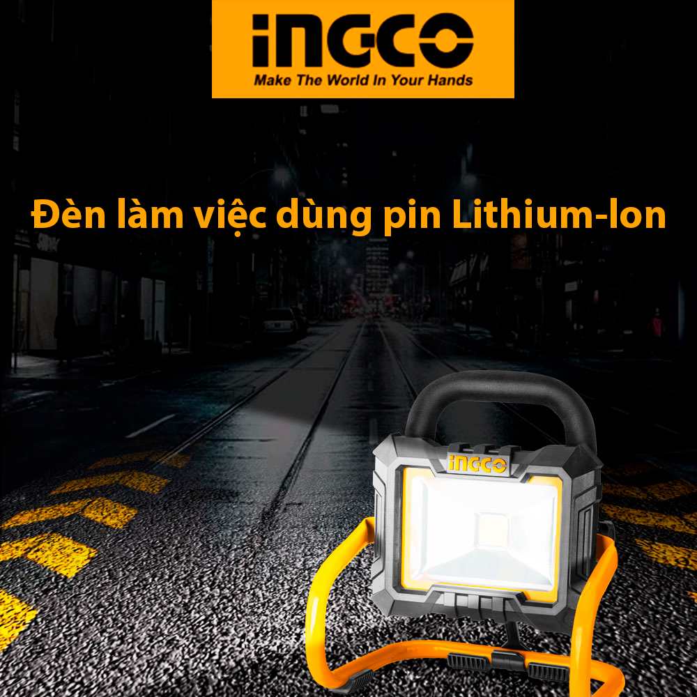 INGCO Đèn làm việc dùng pin Lithium 20V CWLI2002