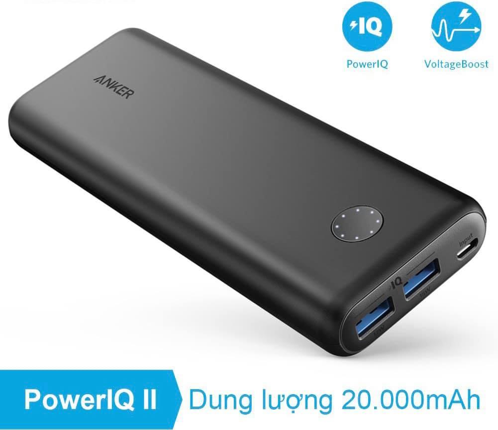 Pin dự phòng ANKER A1260 PowerCore Speed II 20000mAh