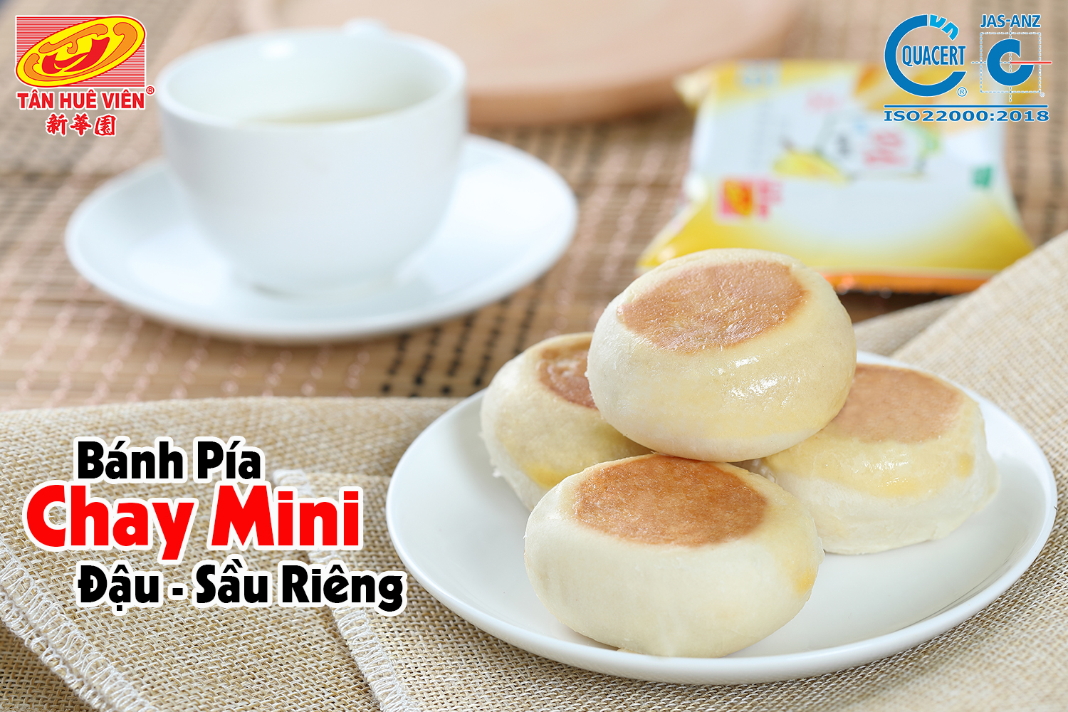 Bánh pía mini Tân Huê Viên (480g/12 cái)