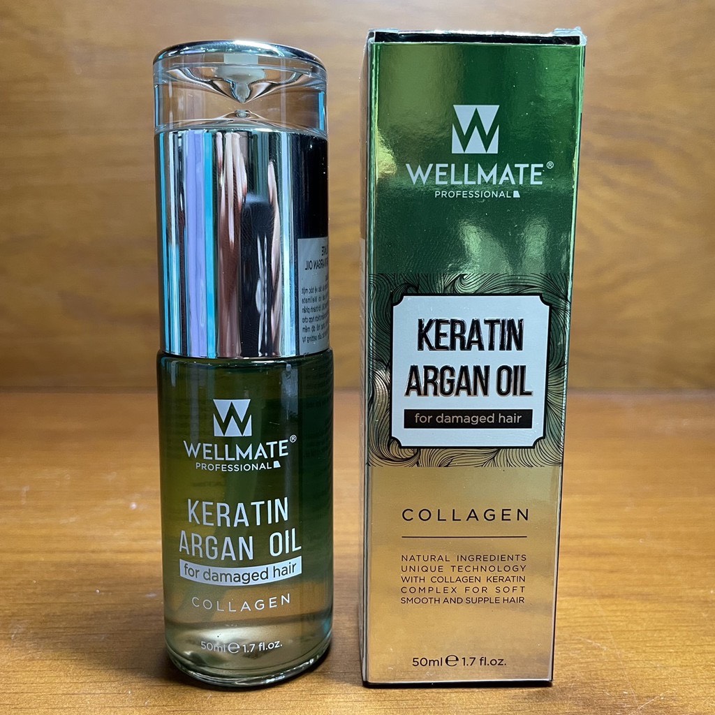Tinh dầu dưỡng tóc Wellmate Keratin Argan Oil 50ml Lazada.vn