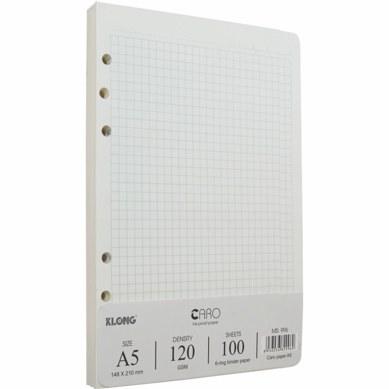 Ruột sổ còng caro a5 - 100 tờ klong ms 996