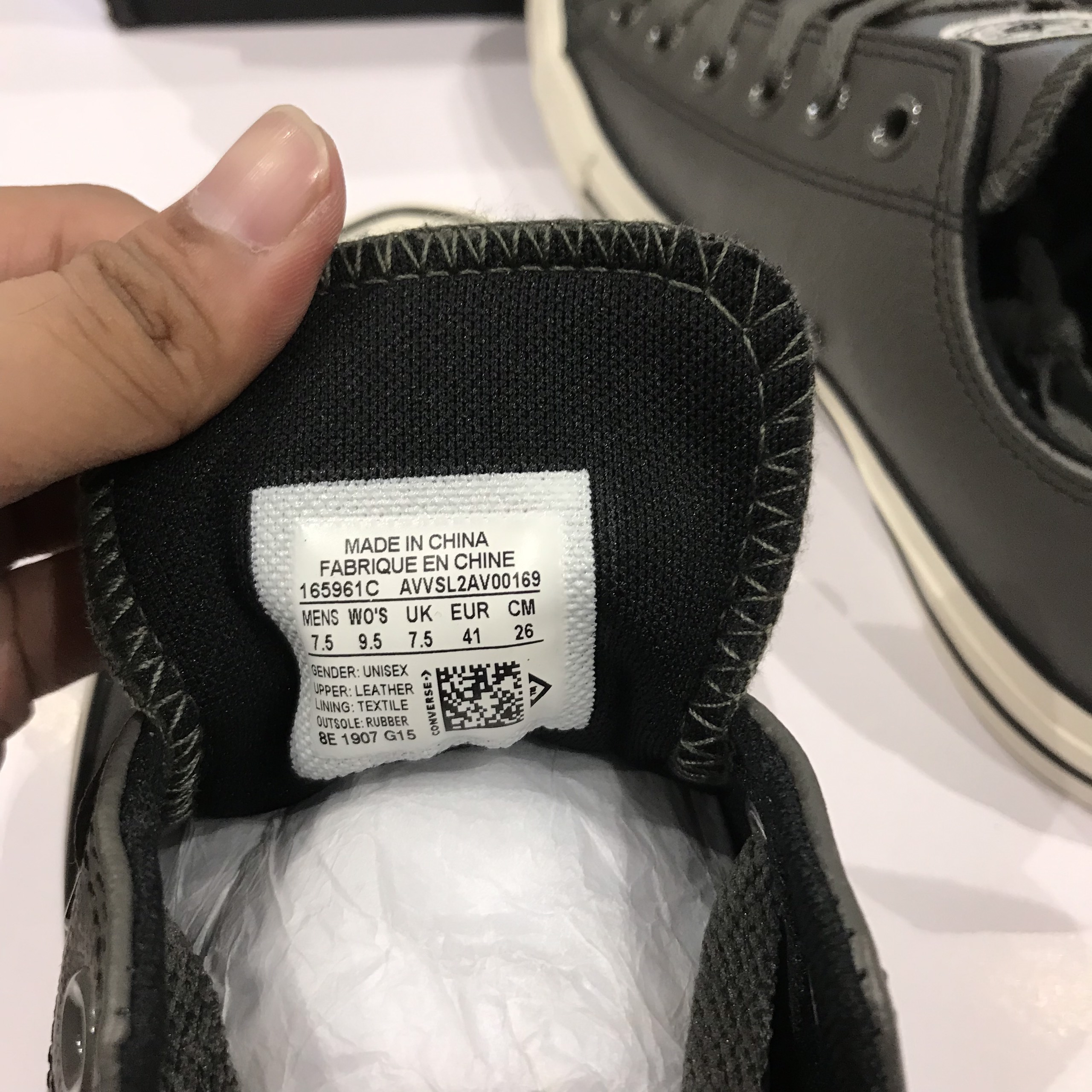 Gìay Converse Chuck Taylor All Star Tumbled Leather