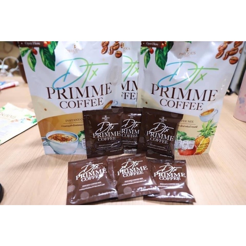 Cà phê giảm cân PRECIOUS SKIN DTX PRIMME COFFEE Thái Lan