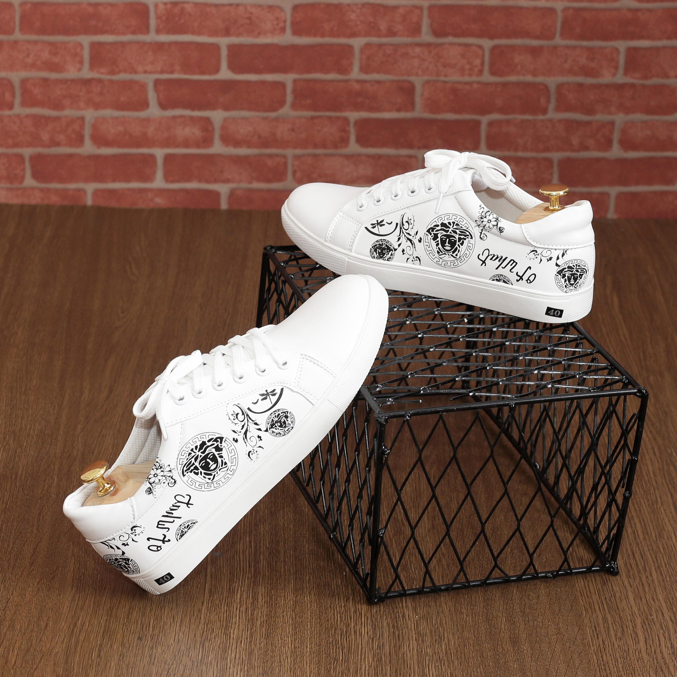 Giày sneaker nam thể thao ( Trắng ) M27