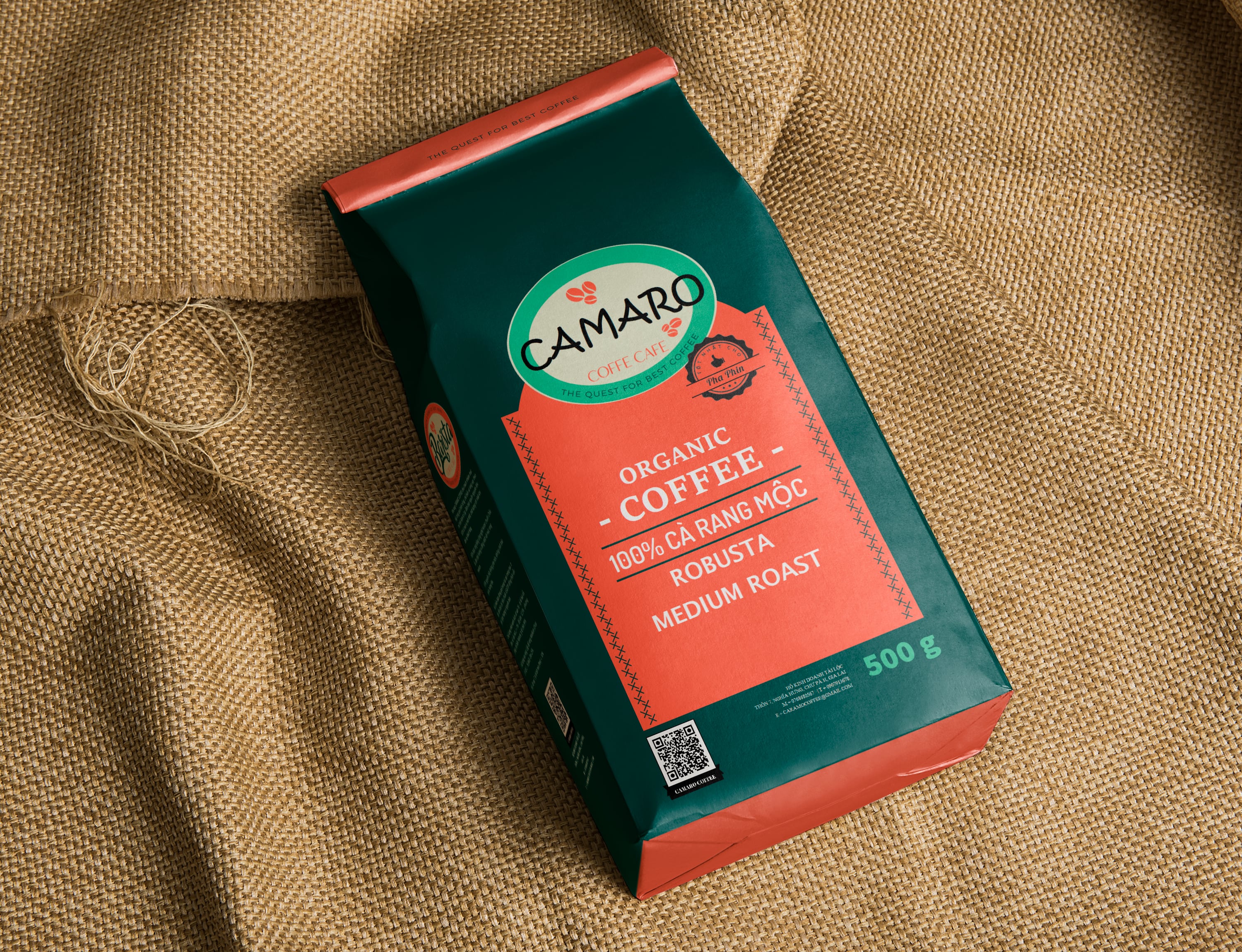 250g Cà Phê Rang Mộc pha phin CARAMO COFFEE - Cà phê nguyên chất