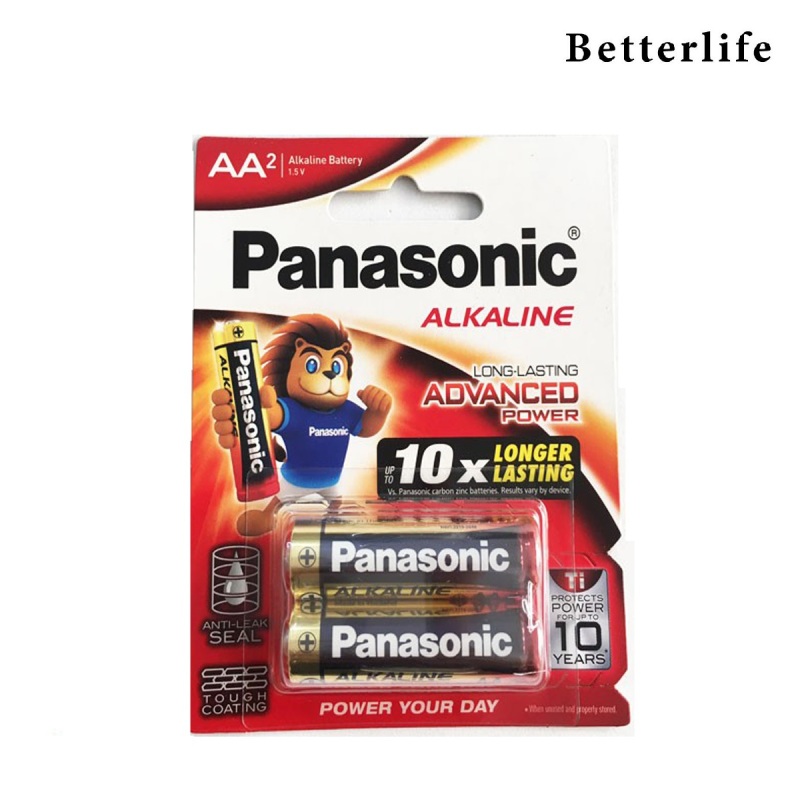 Bảng giá Bộ 2 viên pin AA Panasonic Alkaline cao cấp - BetterLife