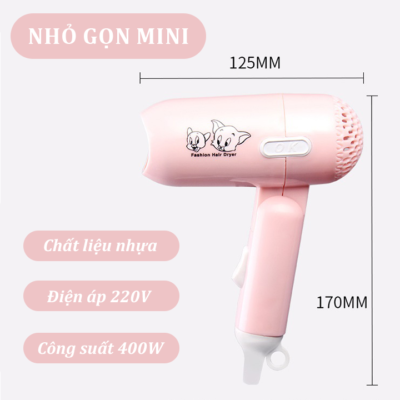 MÁY SẤY TÓC MINI TIỆN ÍCH GẤP GỌN HÌNH THÚ