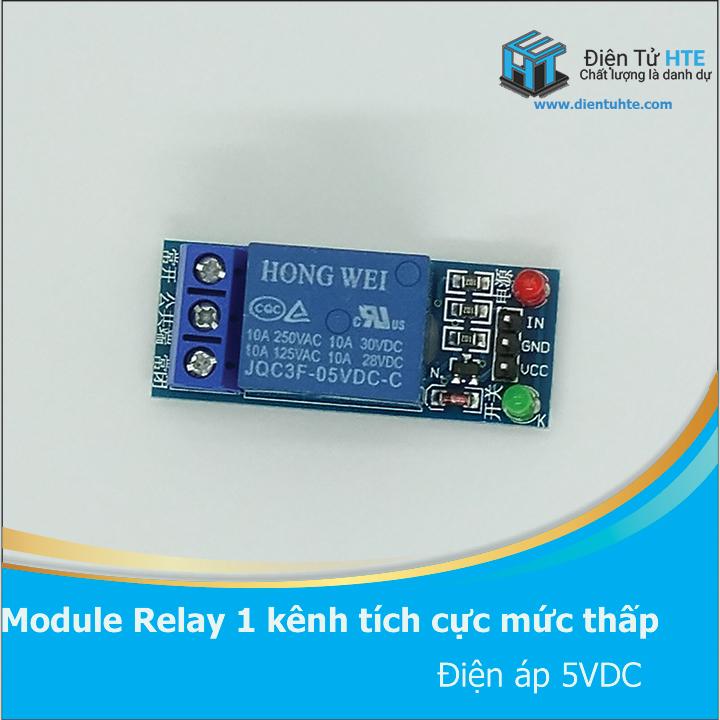 Module Relay 1 kênh mức thấp 5VDC