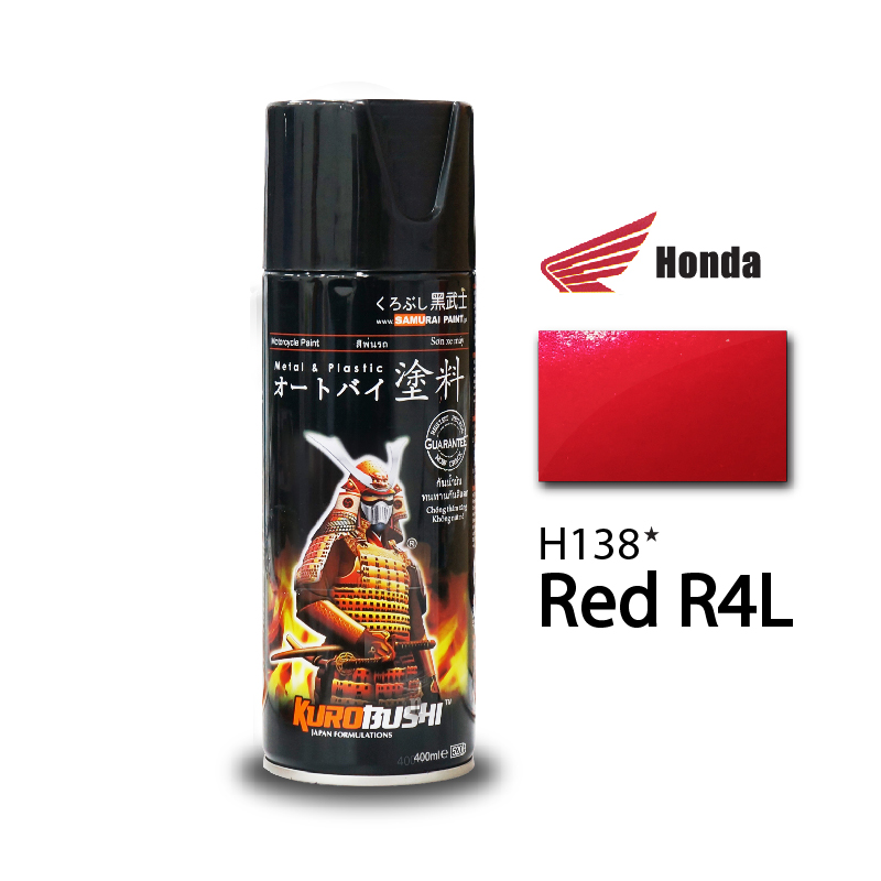 SƠN SAMURAI KUROBUSHI HONDA MÀU ĐỎ R4L (H138**)