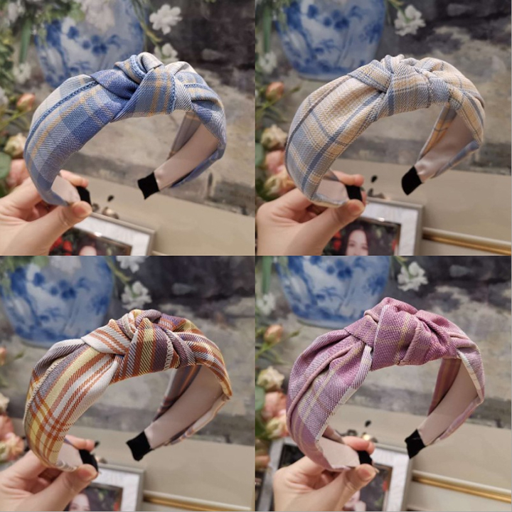 NHIỀU MÀU Cài tóc caro thời trang cài tóc nữ