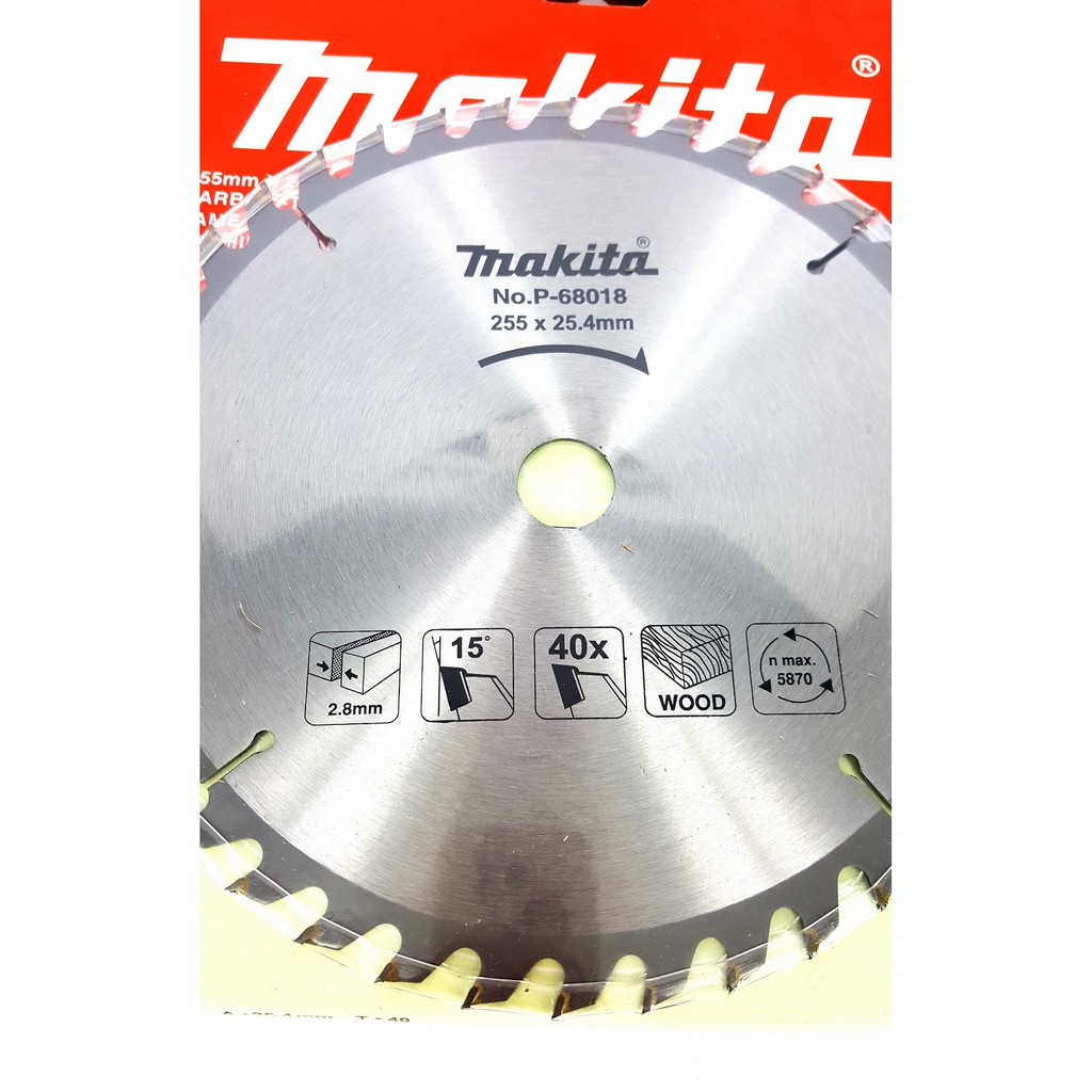 Lưỡi cắt gỗ Makita 255mm loại 40 răng