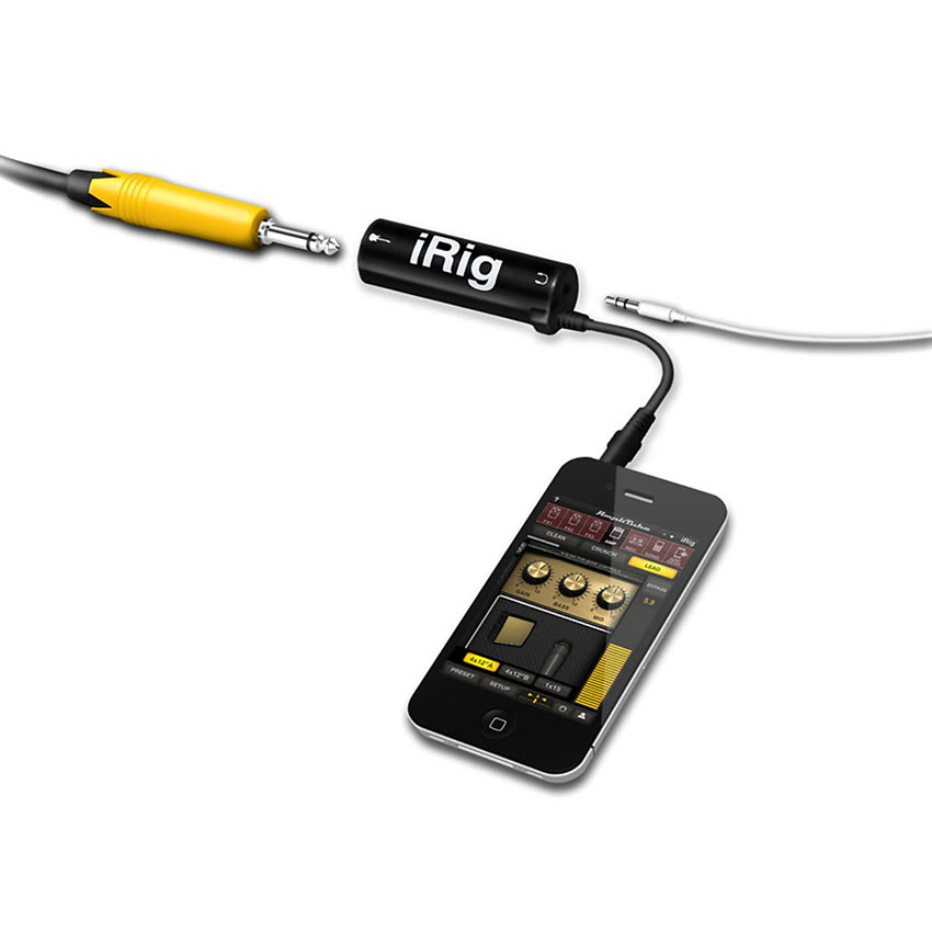 Amplitube iRig from IK Multimedia for iPod touch, iPhone, and iPad