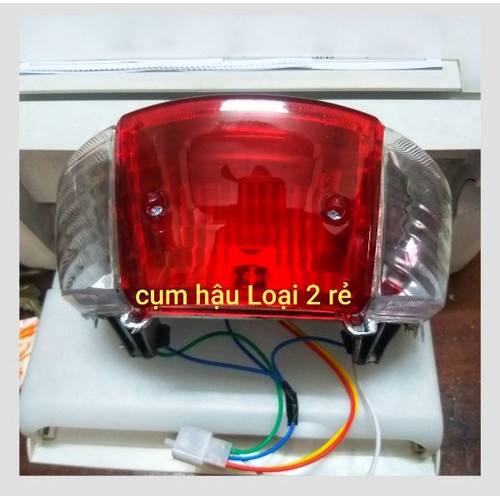 (FREESHIP) Cụm đèn hậu Wave Thái 110, A Anpha nhỏ ZX (củ sau)