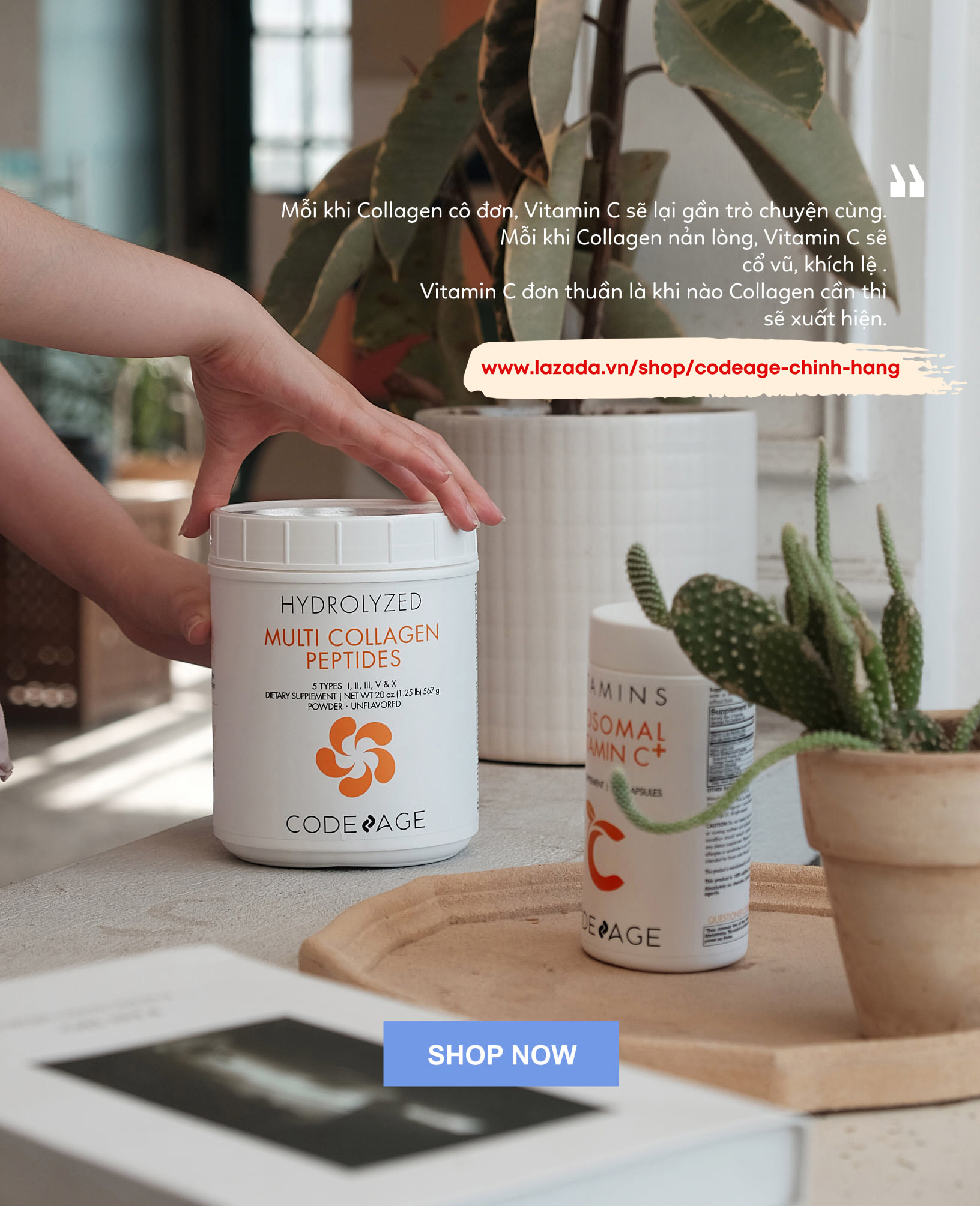 CHÍNH HÃNG - CODEAGE MULTI COLLAGEN PEPTIDES bột Collagen thủy phân