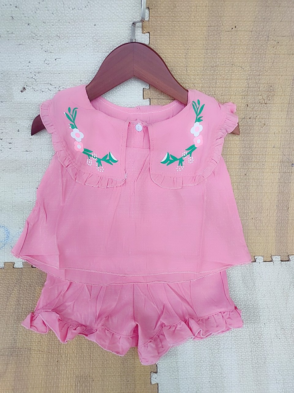bộ đũi tơ cho bé gái 8-18kg