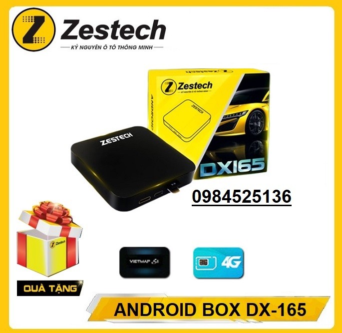 [HÀNG CHÍNH HÃNG] TẶNG BẢN ĐỒ VIETMAP, TẶNG SIM 4G, ANDROID Ô TÔ BOX ZESTECH DX-165,THIẾT BỊ ANDROID BOX CHO MÀN HÌNH TRÊN Ô TÔ DX-165, BỘ ANDROI BOX NÂNG CẤP MÀN HÌNH ZIN CỦA XE HƠI ZESTECH DX-165 .