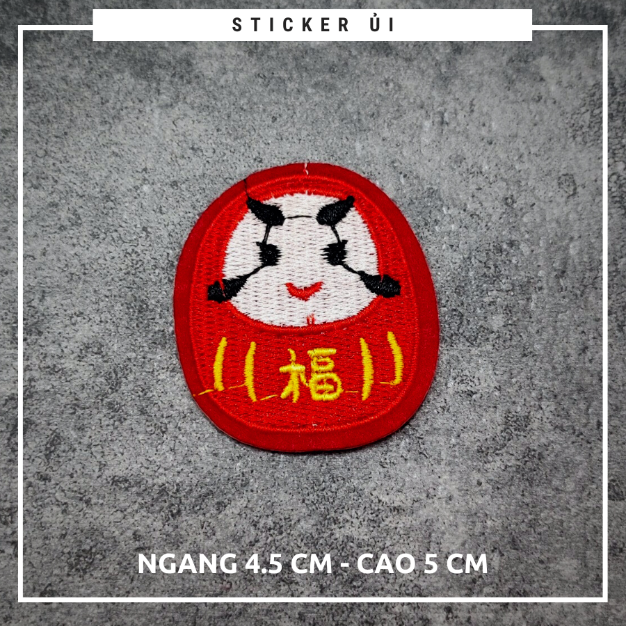 Sticker vải thêu cao cấp - CÓ SẴN KEO ỦI,Patch ủi dùng làm miếng vá ...