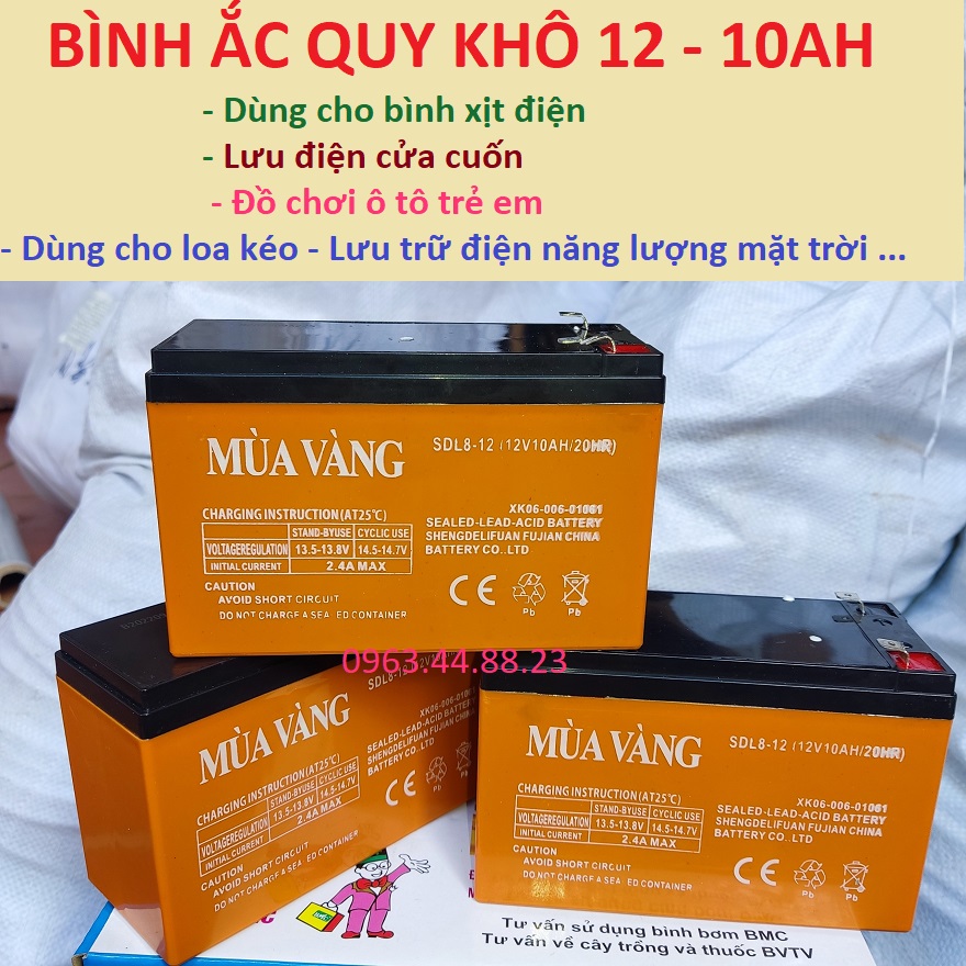 Bình Ắc quy khô 12V - 9AH