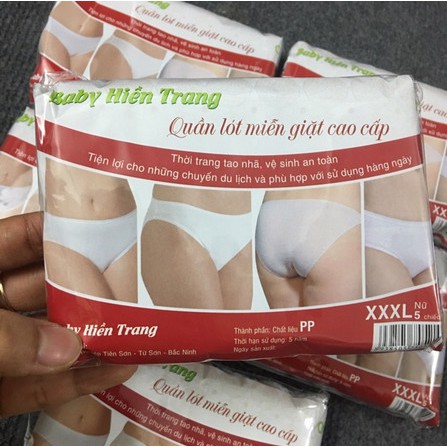Combo 10 quần lót giấy dùng 1 lần