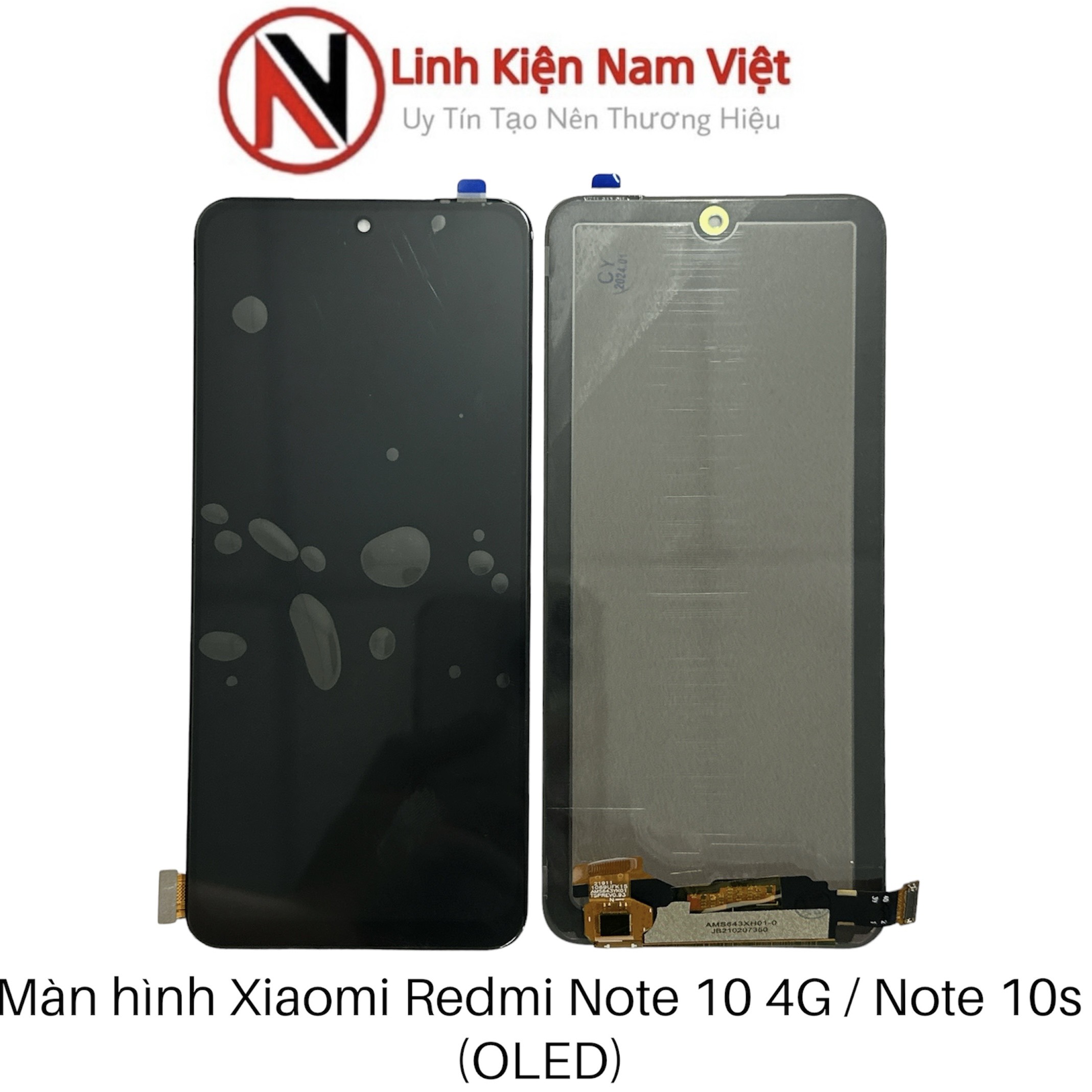 Xiaomi Redmi Note 10 4G / Note 10s display (OLED, Incell) ultra-thin bezel