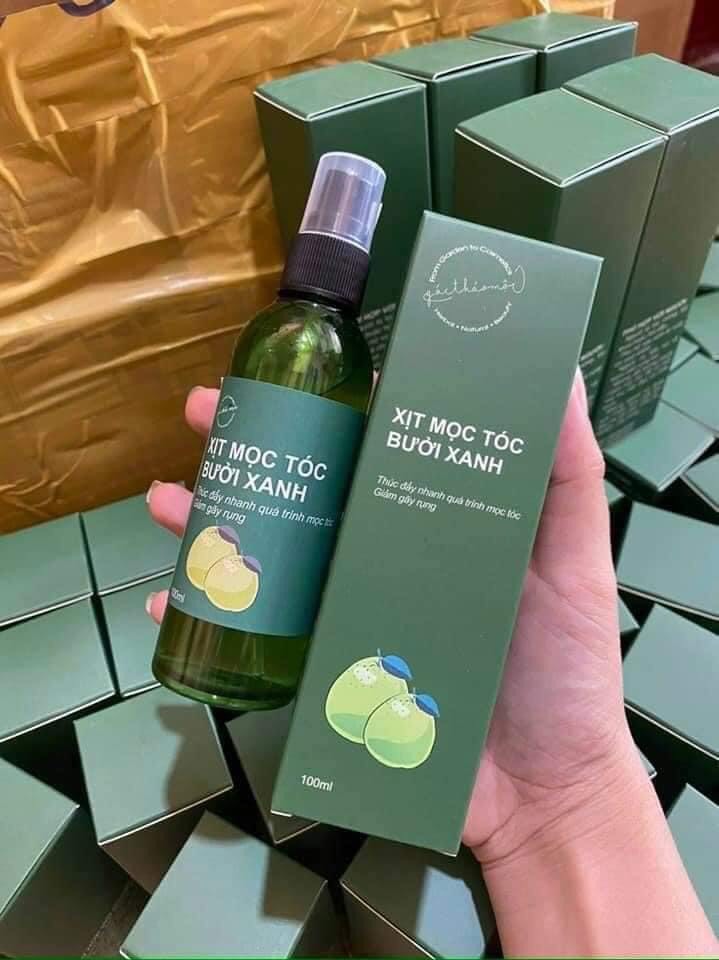 xịt mọc tóc bưởi xanh 100ml