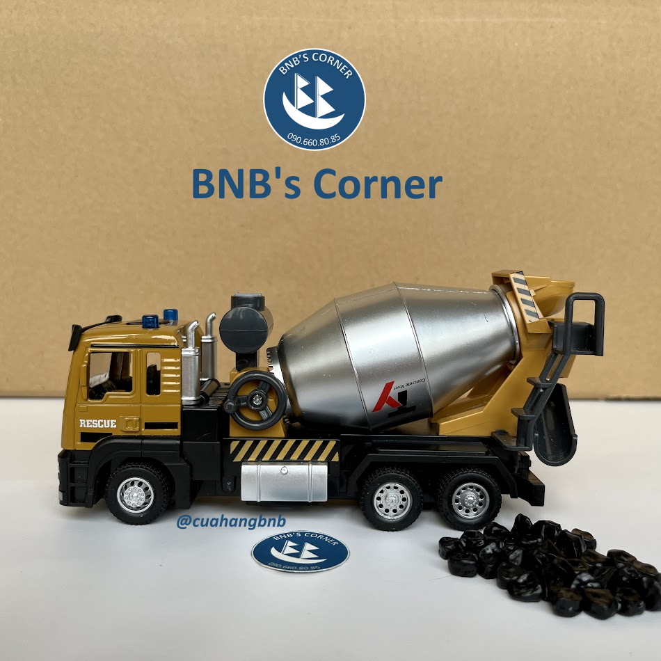 [BNB's Corner] Mô hình xe trộn bê tông/xe máy xúc hãng TY Models